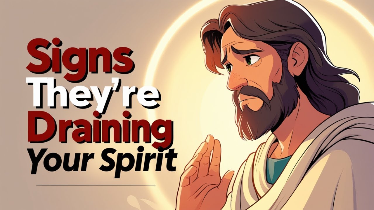 Signs They're Draining Your Spirit | Christian Motivation | Grace in Frames