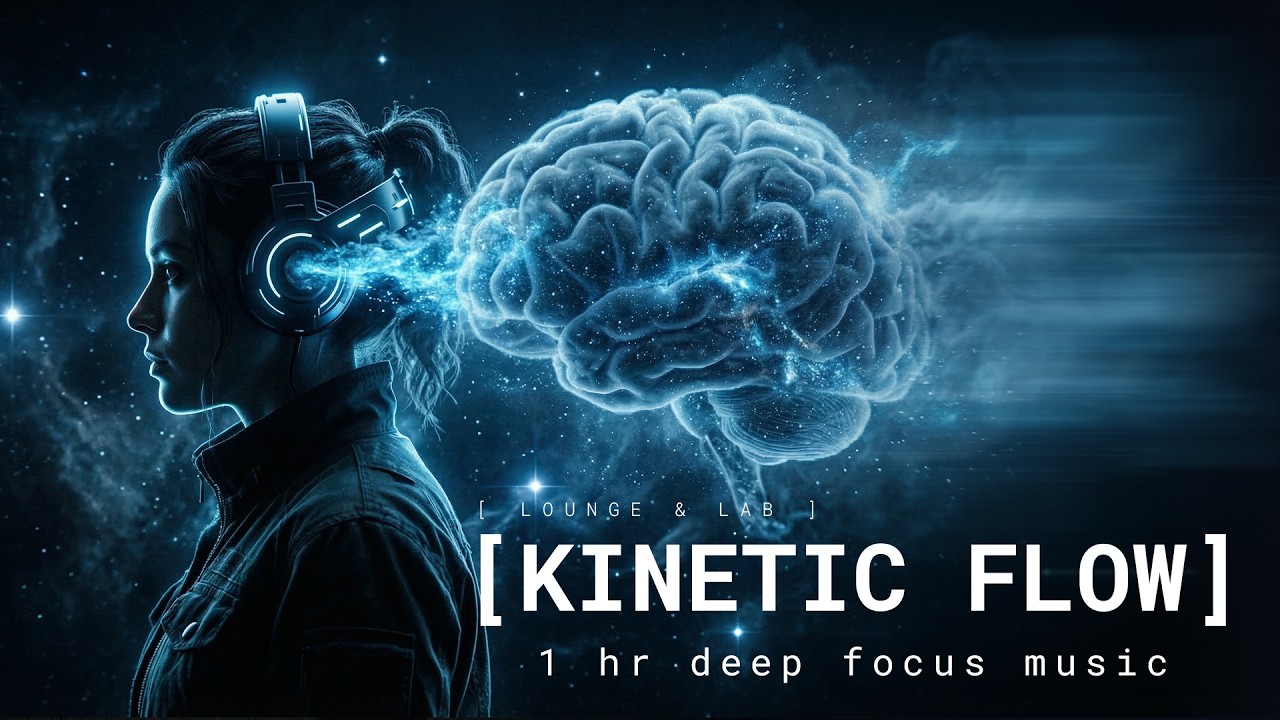 [ KINETIC FLOW ]  Melodic Techno + Green Noise (Beta Waves)