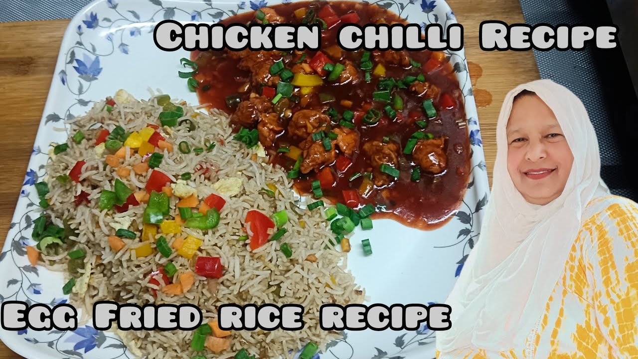 Egg Fried Rice or Chicken chilly Recipe || Hotel Style Egg Fried Rice or Chicken chilly Recipe 