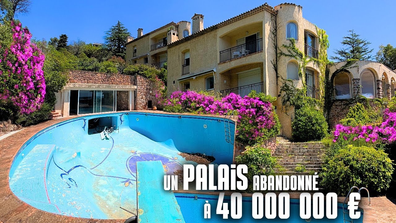 URBEX | CE PALAIS SUR LA CÔTE D'AZUR EST A L' ABANDON !!! PARTIE 1
