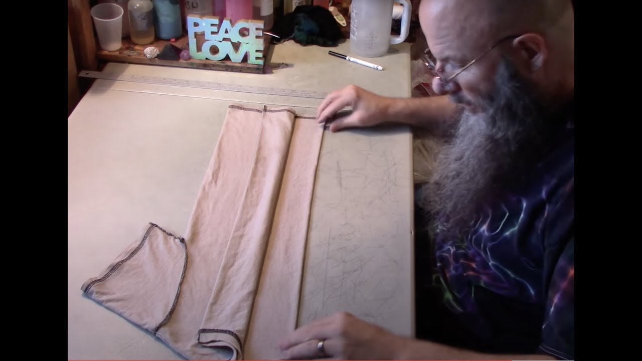 How to Center a Tee  OR  Fold it in Half for the best Tie-Dye results
