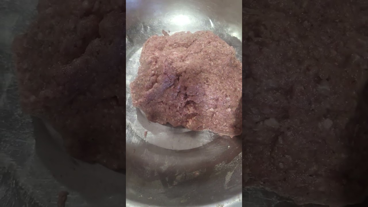 Baking meatloaf.  