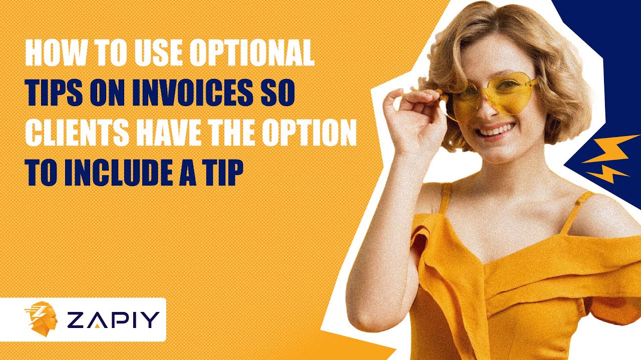 How to Use Optional Tips on Invoices So Clients Have the Option to Include a Tip