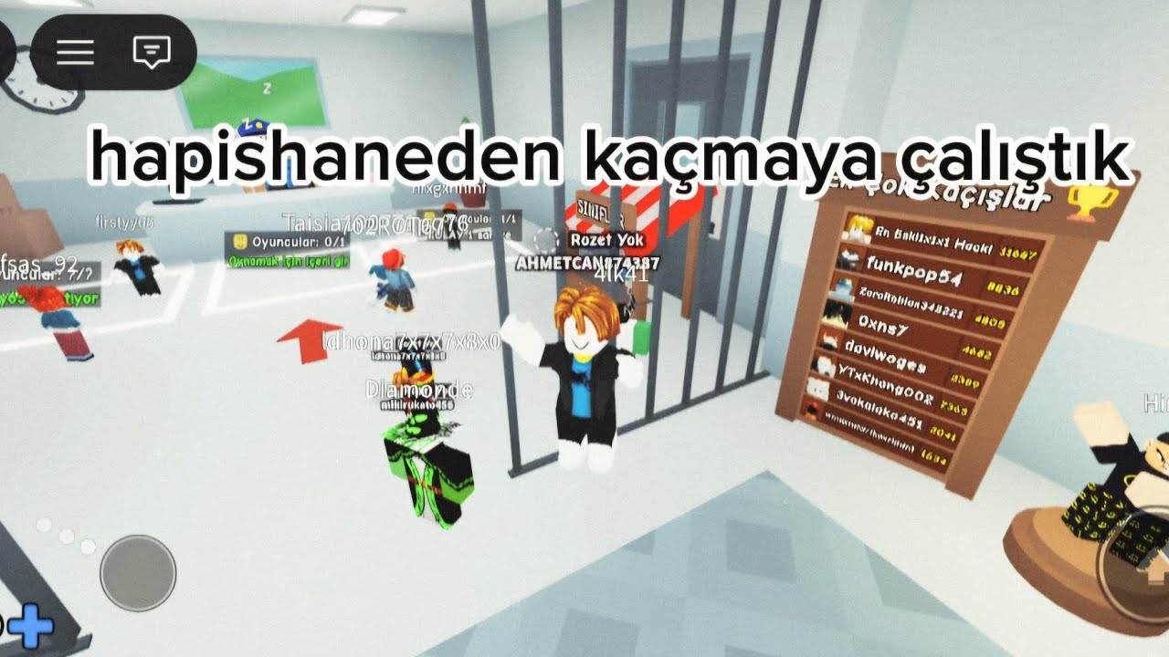 Hapisaneden kaçmaya çalıştık#roblox