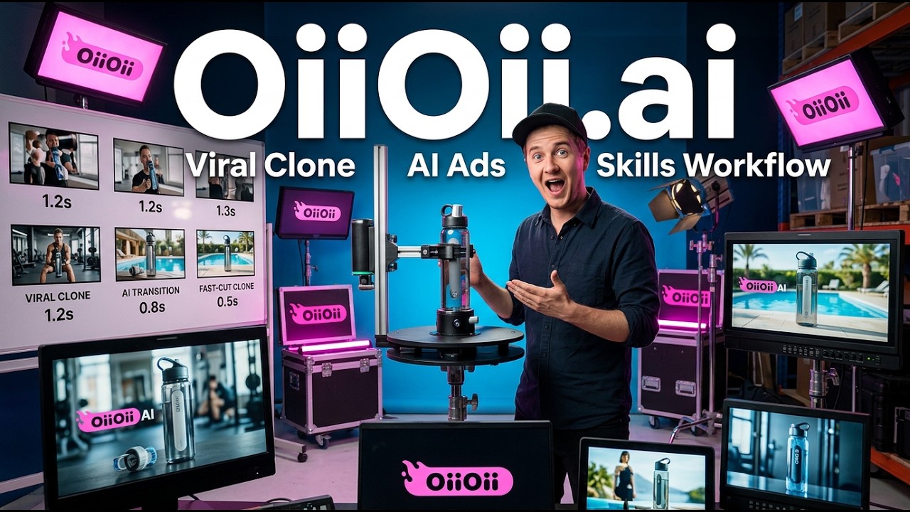 OiiOii.ai &ndash; Viral Clone & AI Ad Skills Workflow