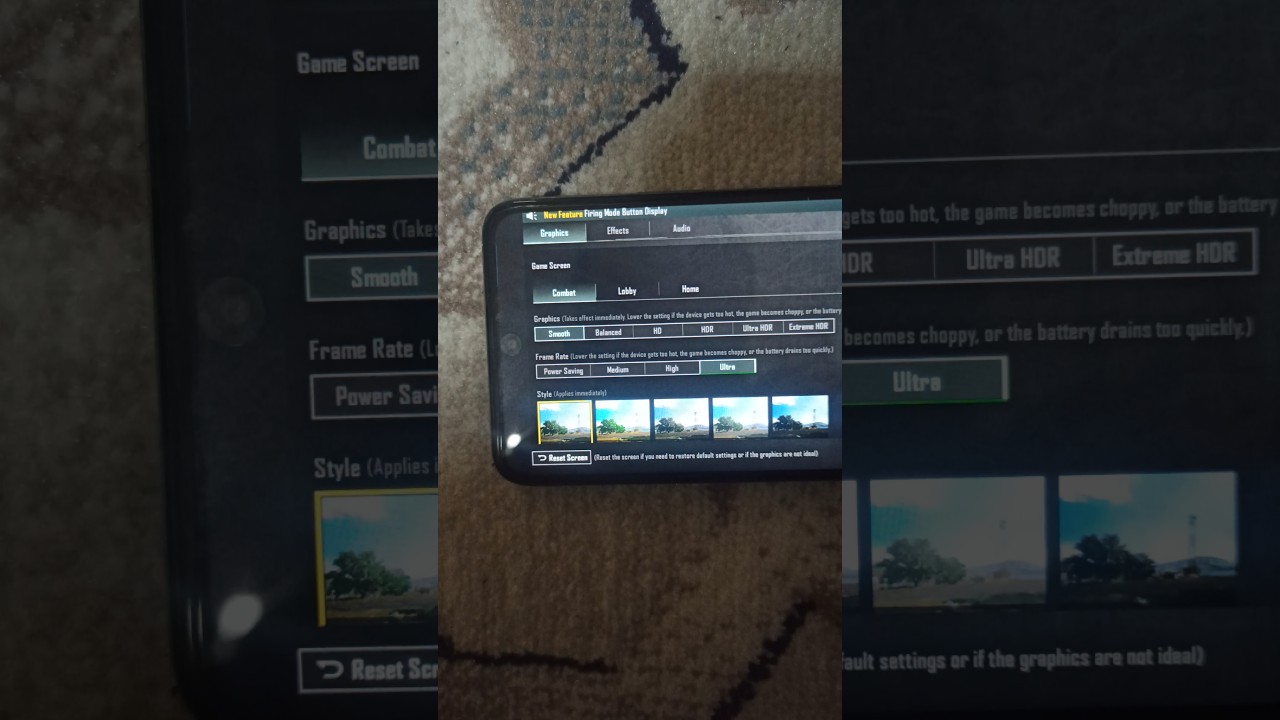 Honor x7c PUBG Graphics Test