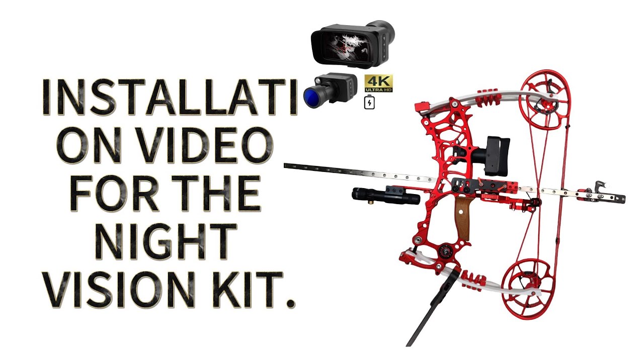 INSTALLATION VIDEO FOR THE NIGHT VISION KIT.#Battlefalcon #fypシ #archery #compoundbow #outdoors