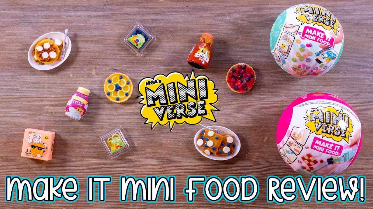 MGA's Miniverse: Make It Mini Food Review! (Best Doll Accessories??)