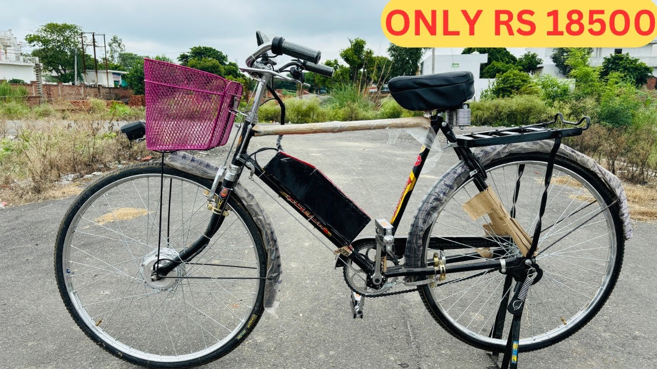 22 inch desi hub motor battery electric cycle in Meerut up | powerful electric cycle high speed