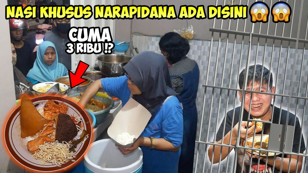 GREBEK!! PENJUAL NASI PENJARA! TERNYATA PEMINATNYA BANYAK || Nasi Mami Cukam || Koko Buncit