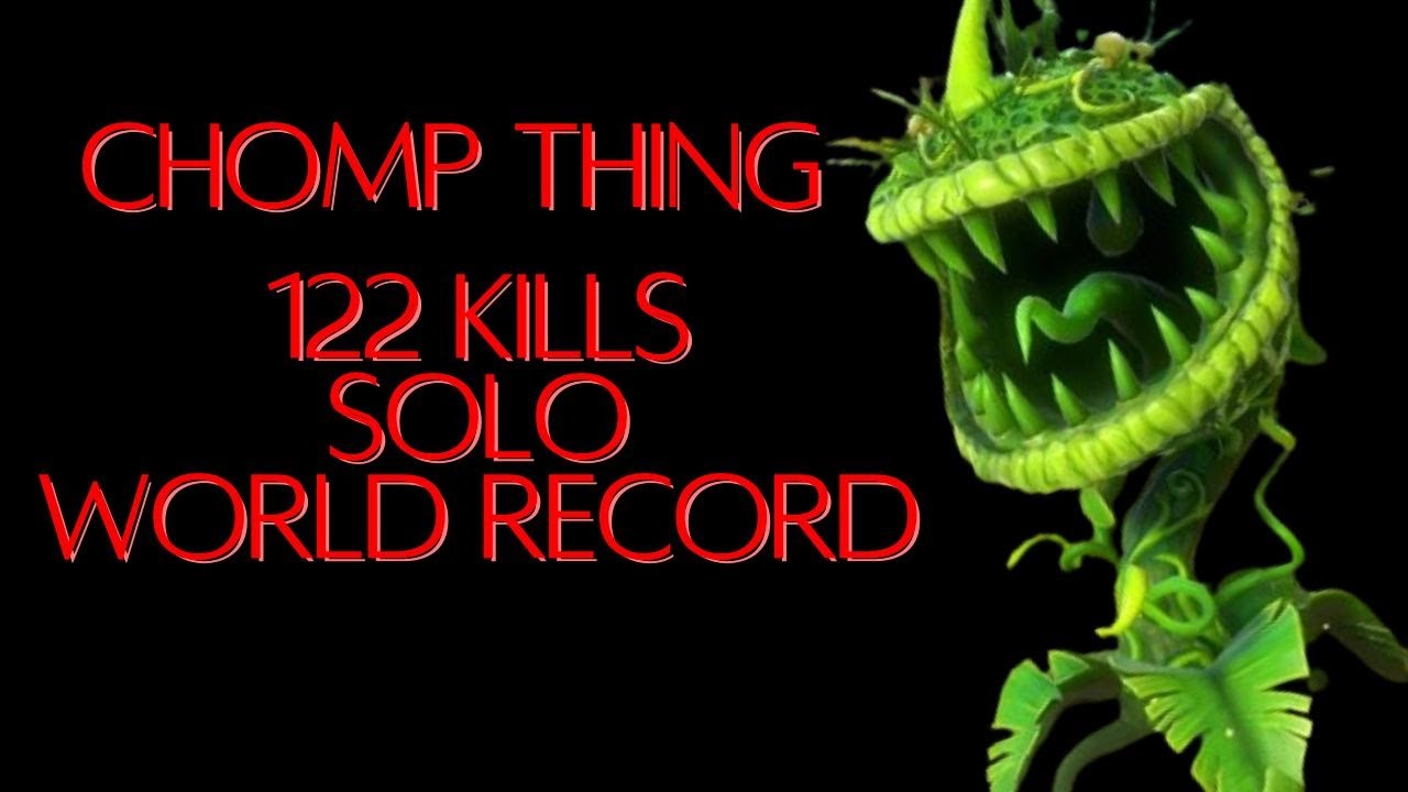 Chomp Thing 122 Kills Solo World Record PvZ GW2