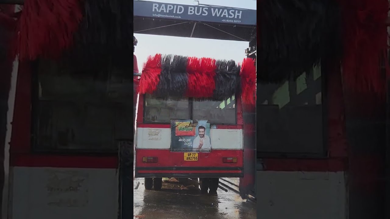 AUTOMATIC BUS WASH MACHINE 3 BRUSH
