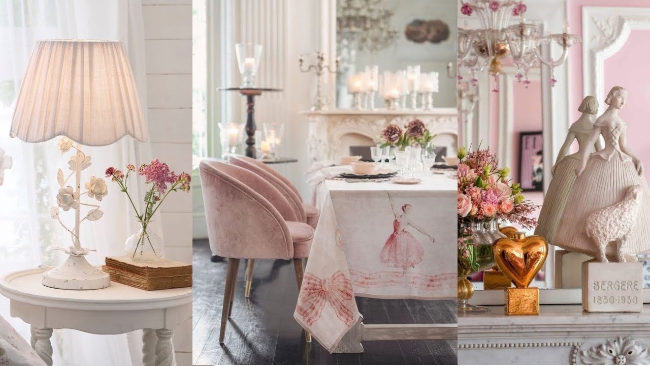Cozy Blush Pink Cottagecore Shabby Chic Decor Ideas | Pink Shabby Chic Decor