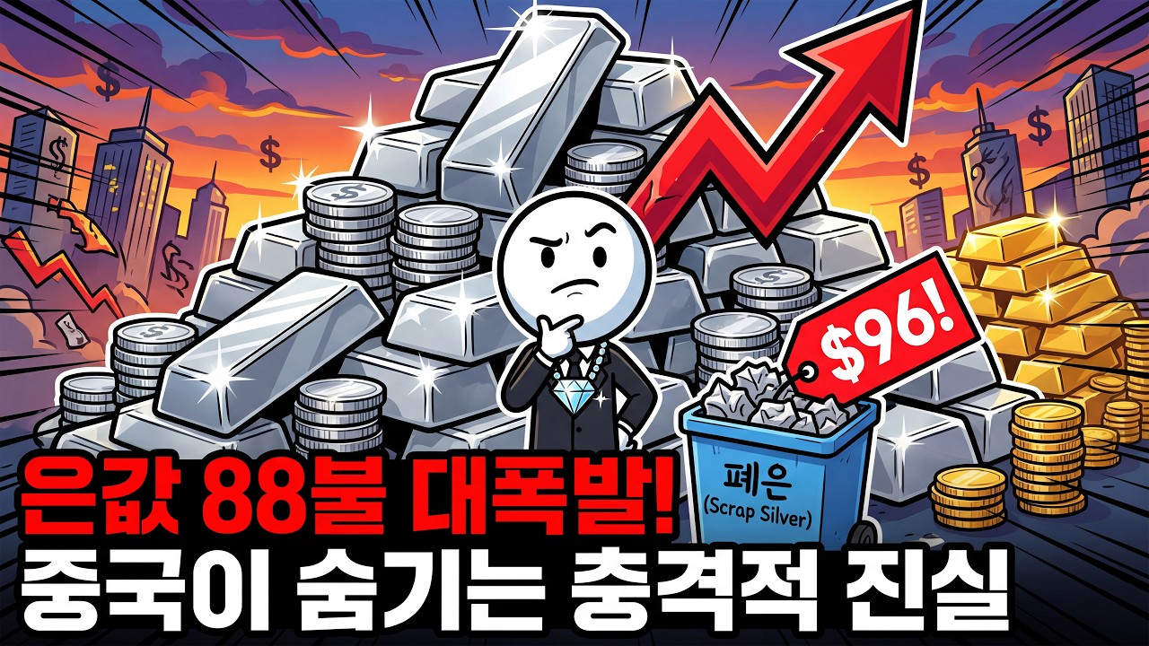 금과 은이 미친 듯이 폭등하는 지금,... 중국 고물상이 '쓰레기 은'을 96달러에 싹쓸이하는 소름 돋는 이유 (내일 아침을 조심하십시오)