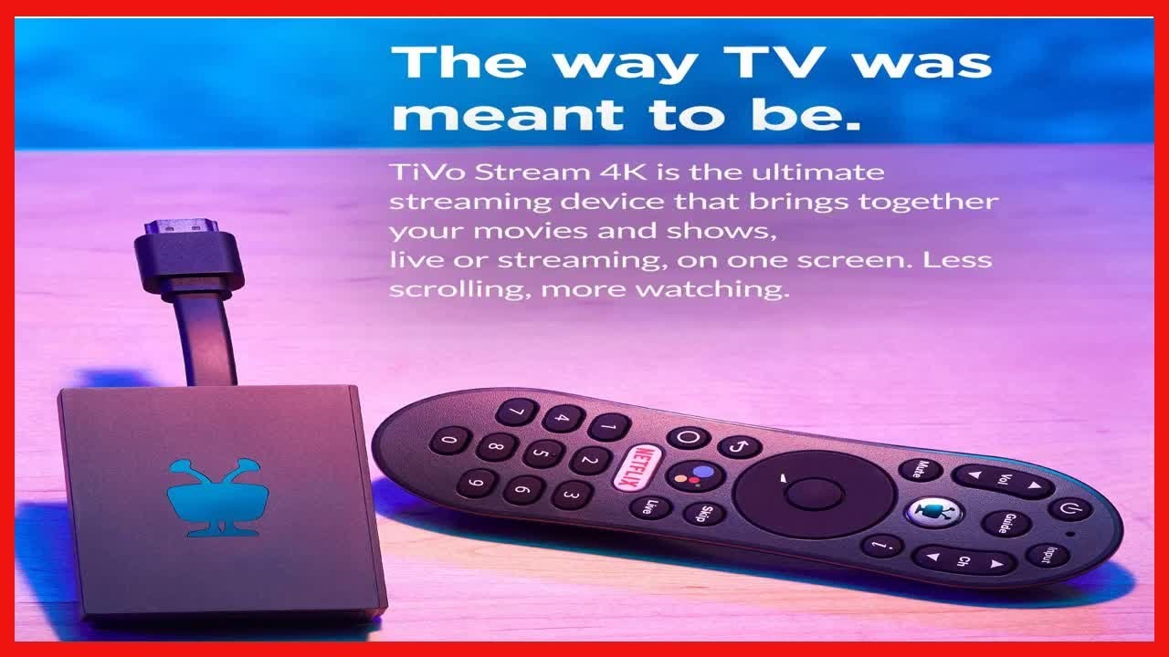 TiVo Stream 4K &ndash; Every Streaming App and Live TV on One Screen &ndash; 4K UHD