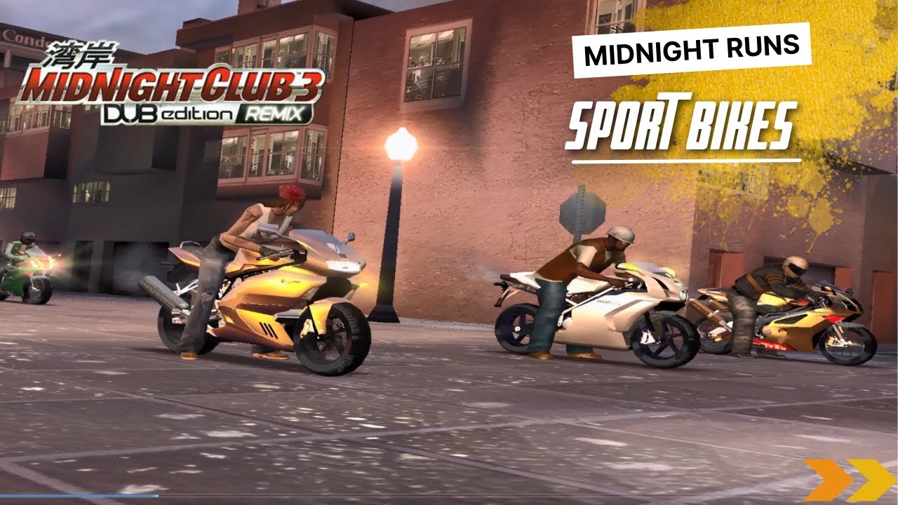 Midnight Runs | Midnight Club 3 - DUB Edition Remix | Sports Bike Races 6 - 10