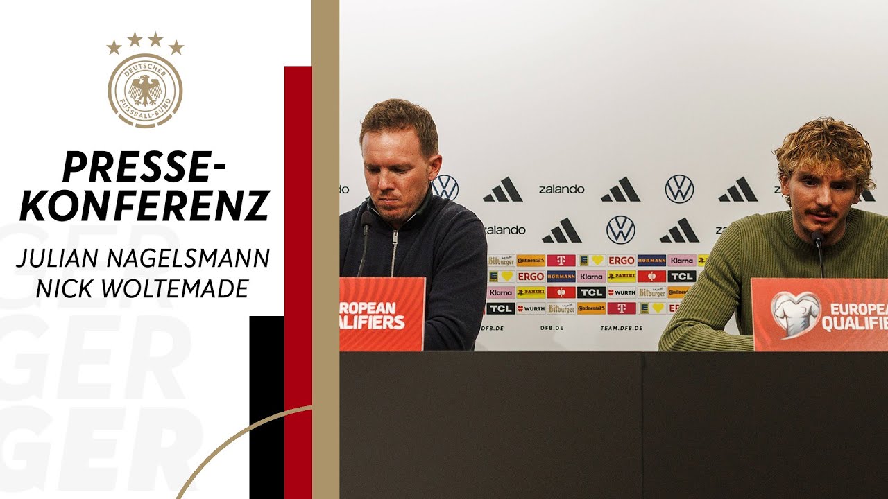 RE-LIVE | PK der Nationalmannschaft mit Julian Nagelsmann und Nick Woltemade | WMQ gegen Luxemburg