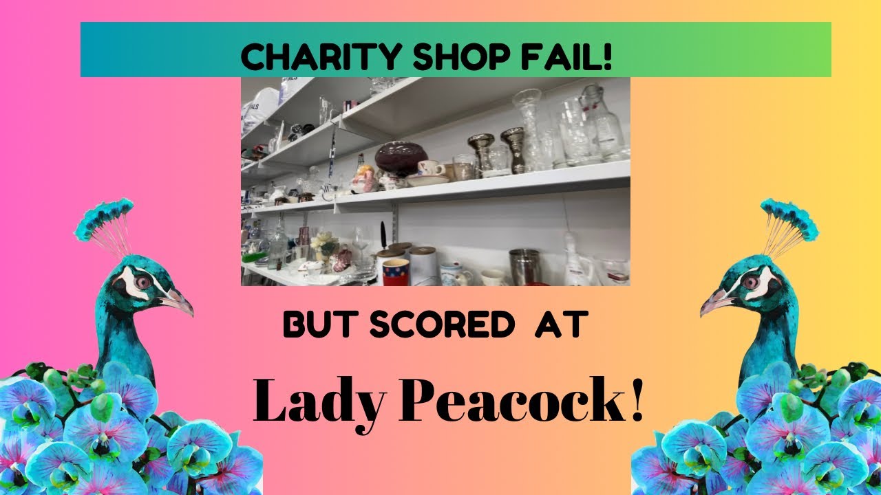 Charity Shop FAIL! But Lady Peacock came through! #charityshop