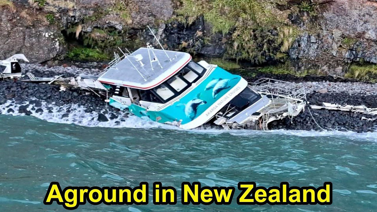 Sightseeing Ferry Smashes Into Rocks and Breaks Apart.