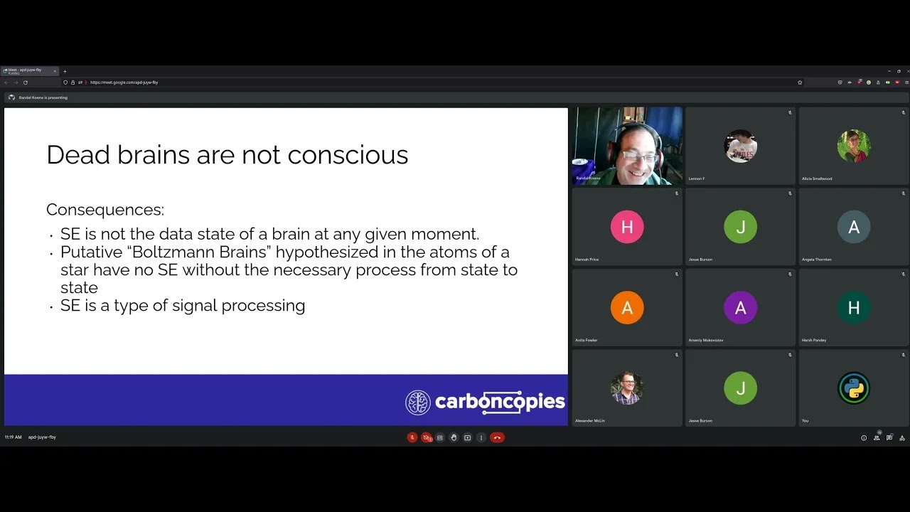 CCF Stance on Consciousness  (Journal Club - September 2021)