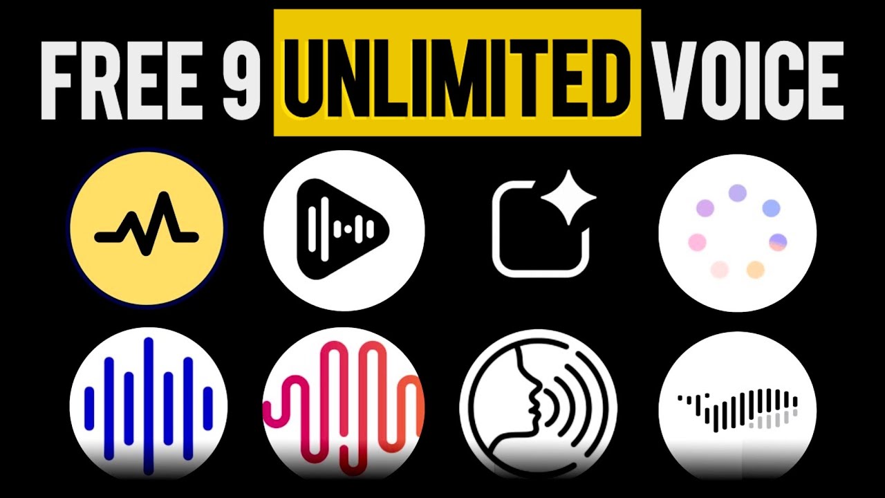 TOP 9 Professional AI VOICE (No Limits!)