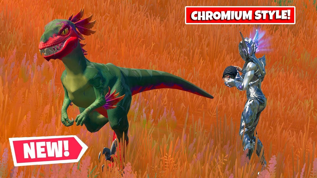 New RAPTORS in Fortnite + Chromium Battle Pass Skin Styles!
