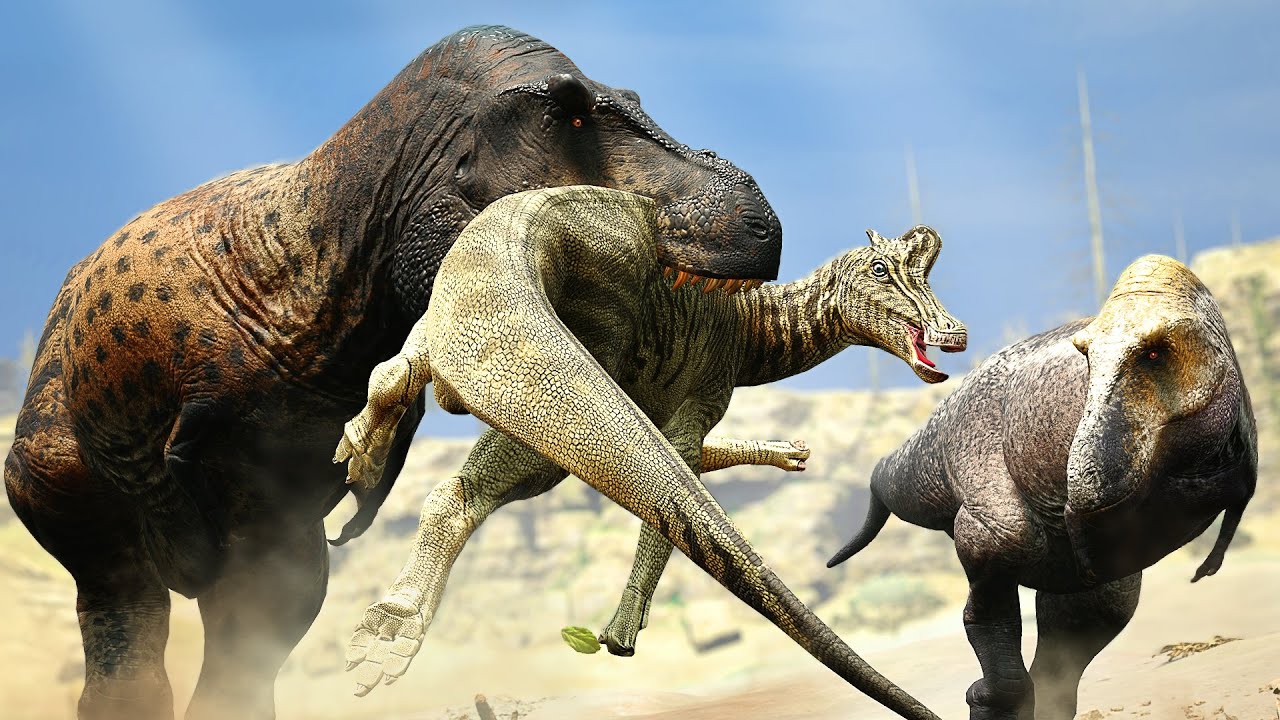 Família Tiranossauro Rex, Novo Sistema de Território! | Path of Titans