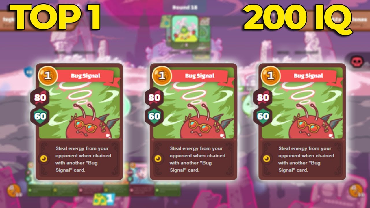 TOP RANK 3X BUG SIGNAL 200IQ GENIUS BUILD - AXIE INFINITY