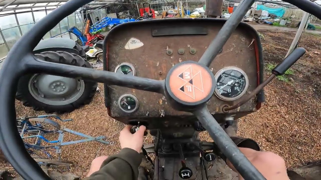 cold start on massey ferguson 265