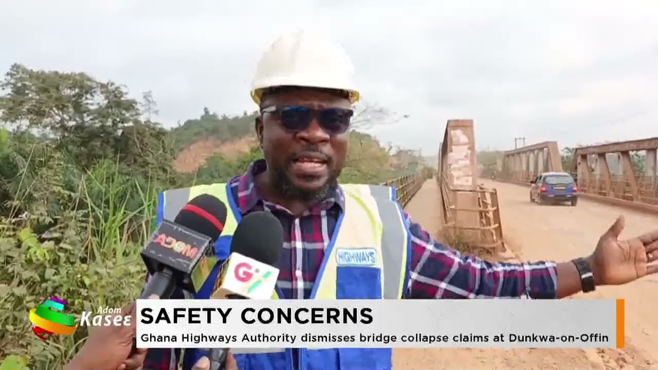 Safety Concerns: Ghana highways authority dismisses bridge collapse claims at Dunkwa-on-Offin