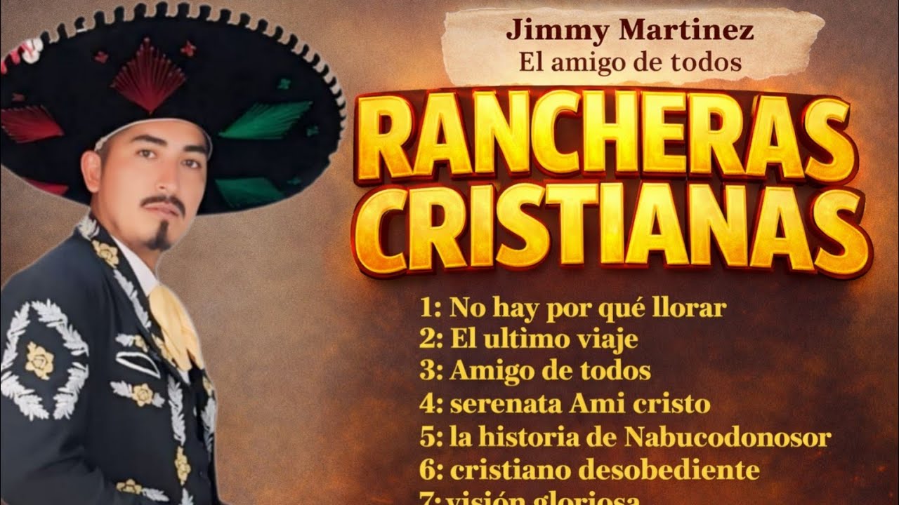 Rancheras Cristianas -jimmy Martinez el amigo de todos.