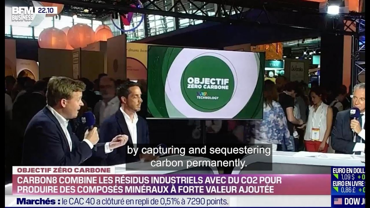 Vivatech 2023 I BFM TV interview with EDF, Carbon8 and BeZero Carbon