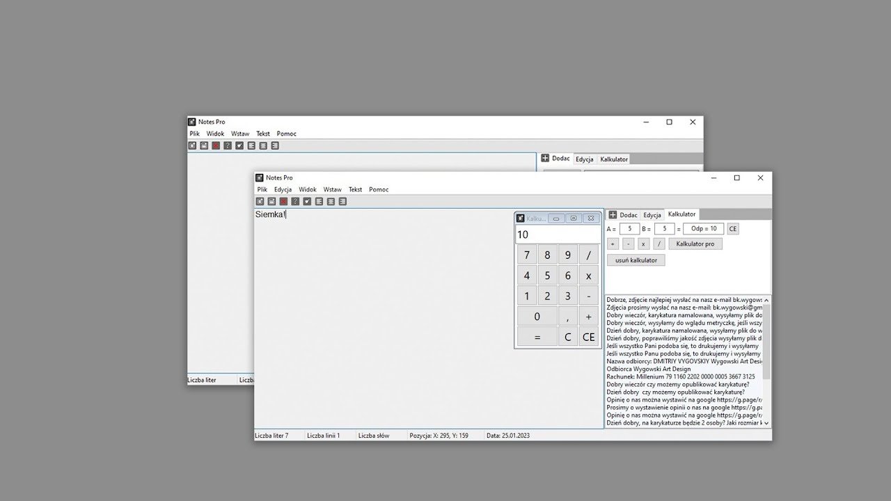 Notes Pro - Program created in Lazarus