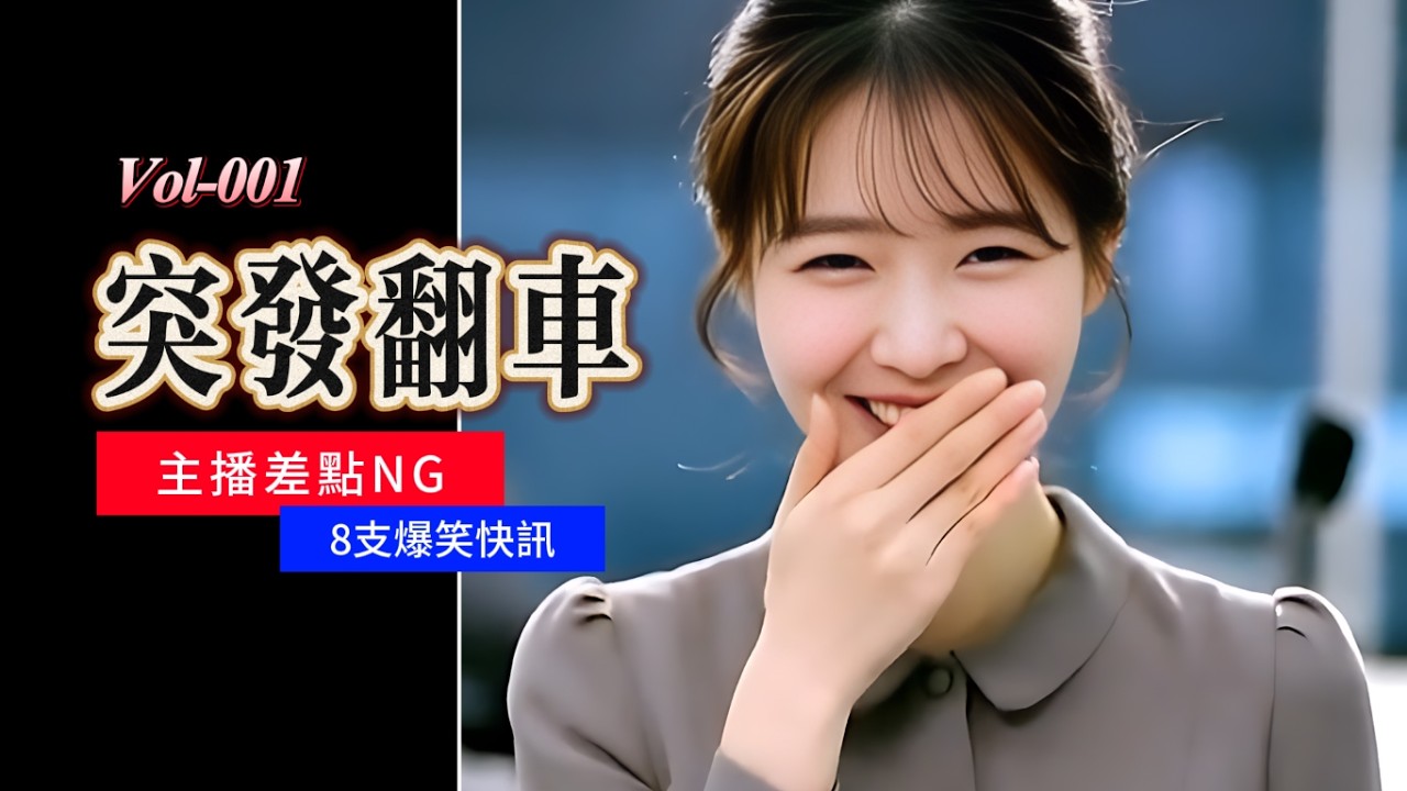 爆笑突發新聞 Vol.001｜女主播連播8條荒唐快訊。