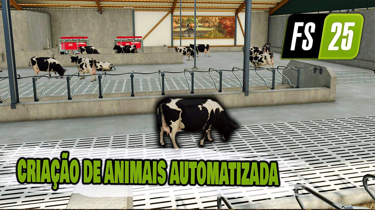 COMO AUTOMATIZAR A CRIA&Ccedil;&Atilde;O DE VACAS | FARMING SIMULATOR 25