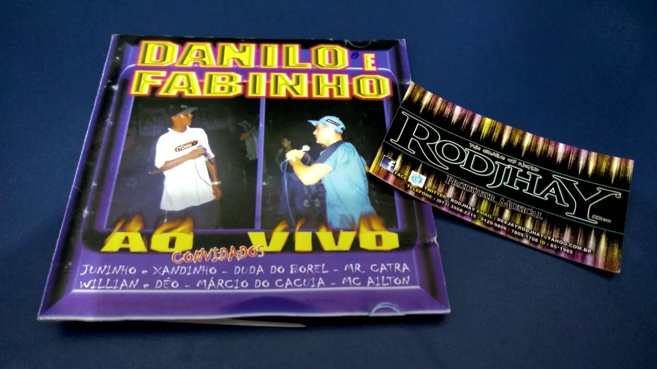 CD MCS DANILO E FABINHO - AO VIVO - CD COMPLETO