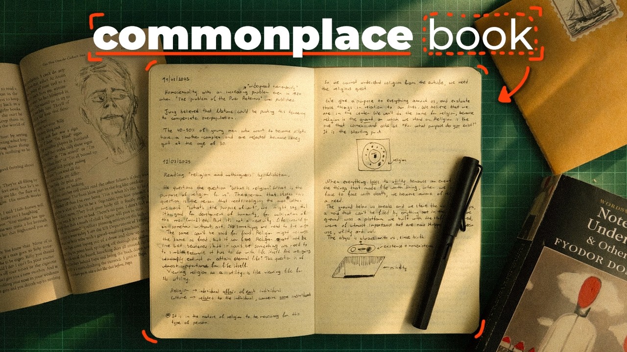 why you need to keep a commonplace book.