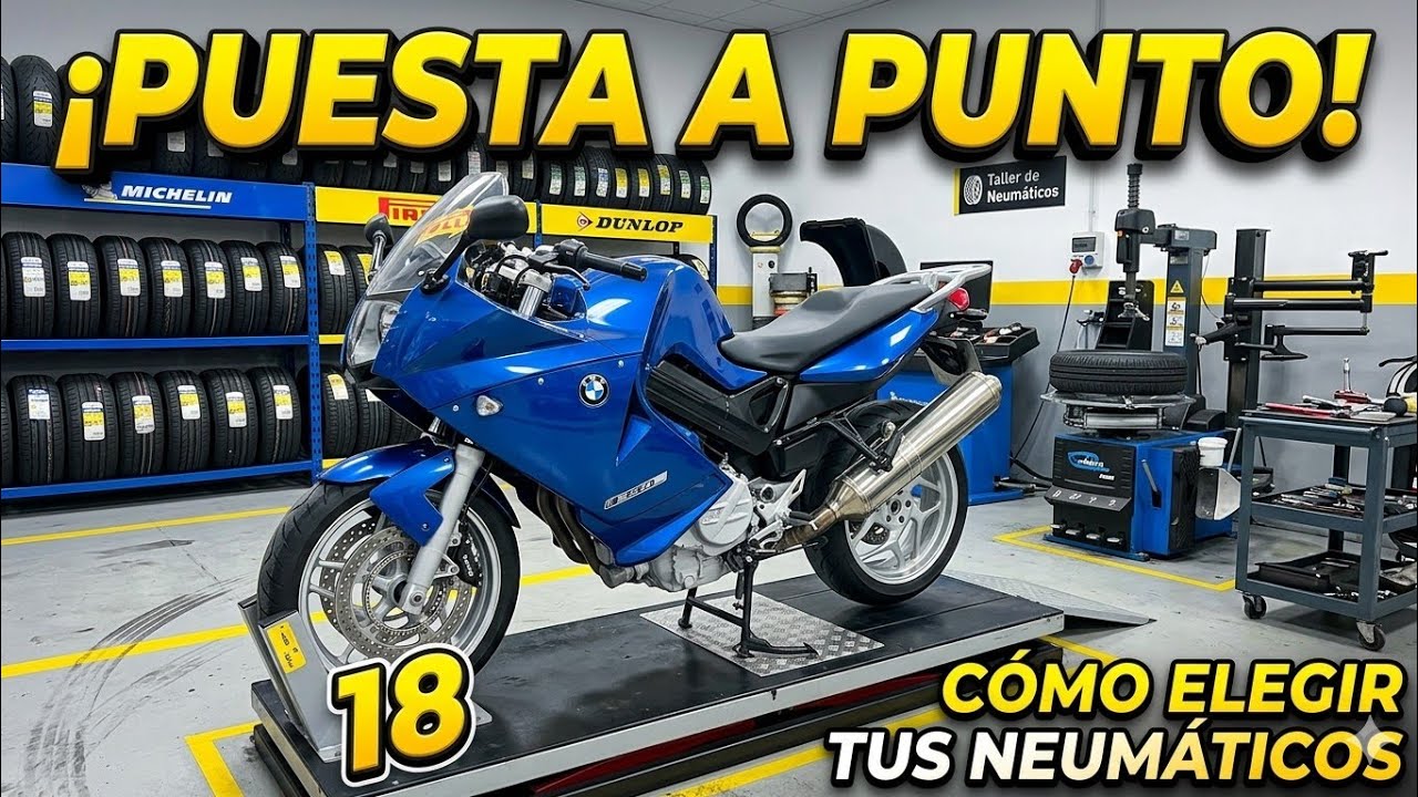 Cambio de Neumático en la BMW F800st
