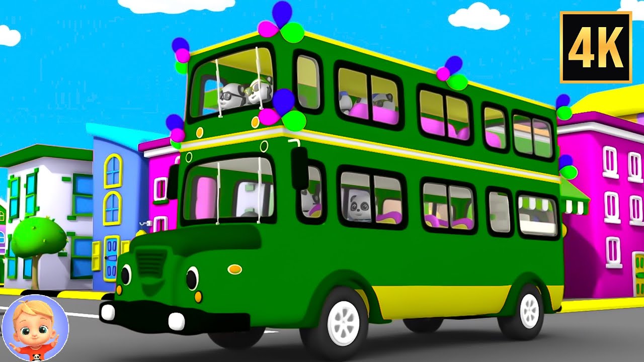 Wheels on the Bus Vehicle Rhyme - Fun Vehicle Songs, Rhymes & Learning for Children
