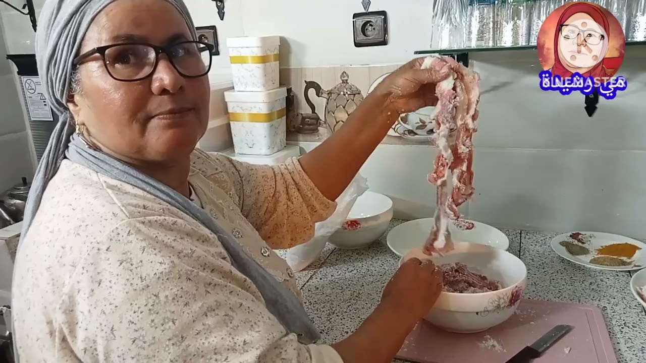 طريقة صحيحة باش توجدي قديد و كرداس كايجي يا سلام 👍👍👍#الأكلات_الشعبية #طاجين #قديد