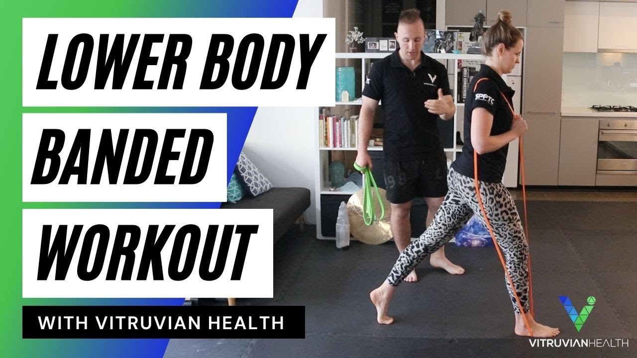 Lower Body Workout Ideas with a Resistance Band at Home