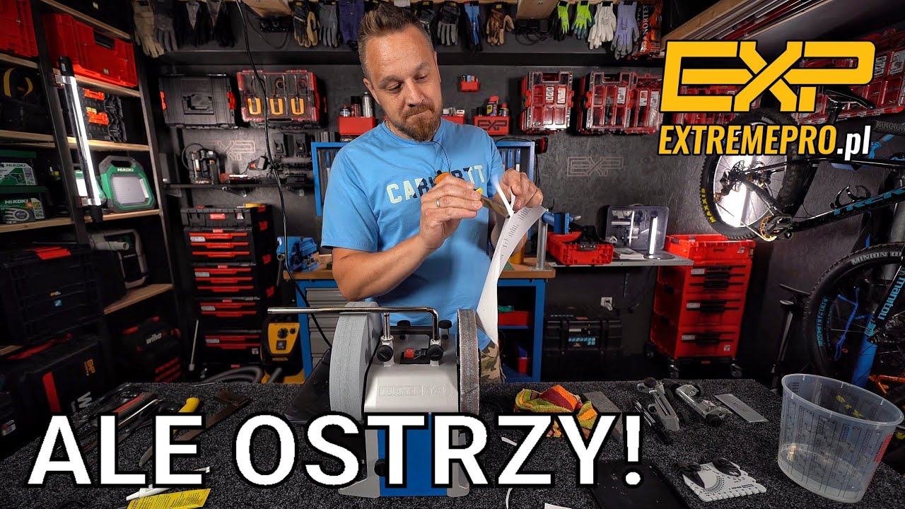 TORMEK T-8 - przygotowanie do pracy + pierwsze ostrzenie