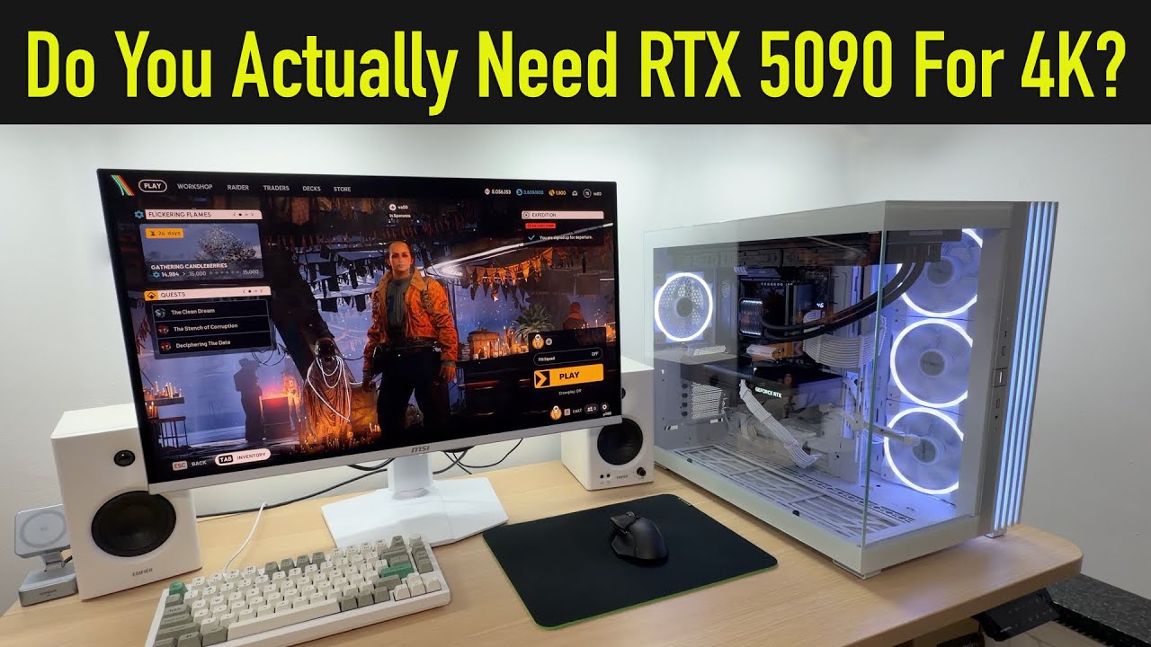 RTX 5090 против новейших игр в разрешении 4K