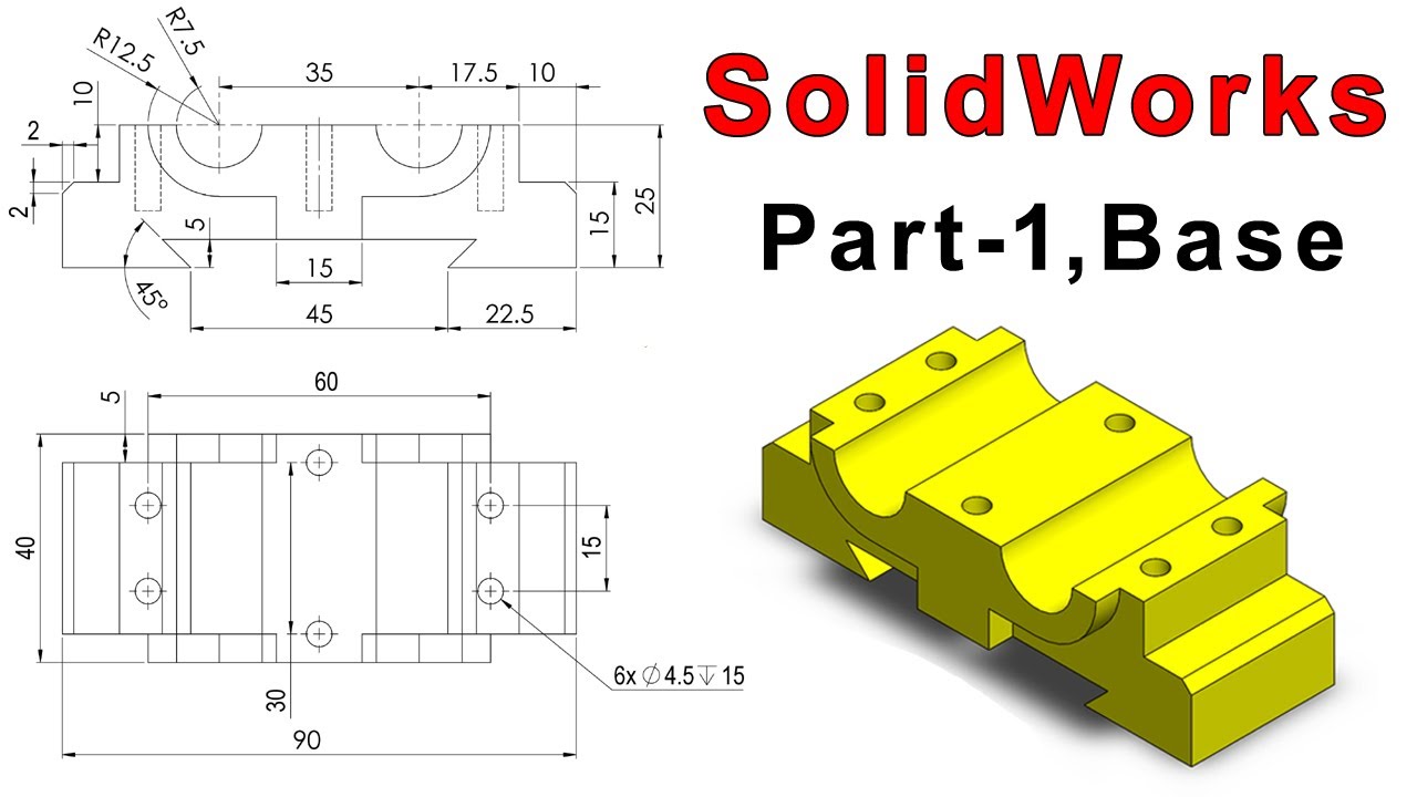 [ЧАСТЬ 1, ОСНОВА] Учебное пособие по сборке двойного подшипника в SolidWorks для студентов-механи...