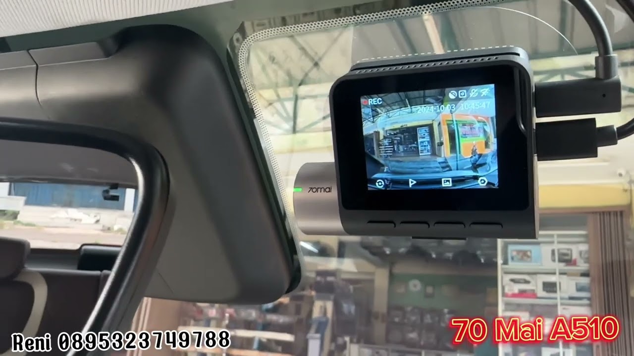 Penampakan DashCam 70mai a510 di Mobil Wuling binguo