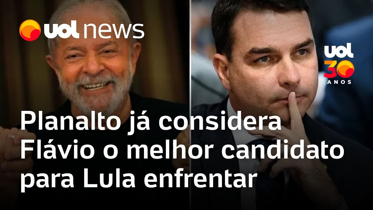 Planalto já considera Flávio Bolsonaro o melhor candidato para Lula enfrentar nas eleições