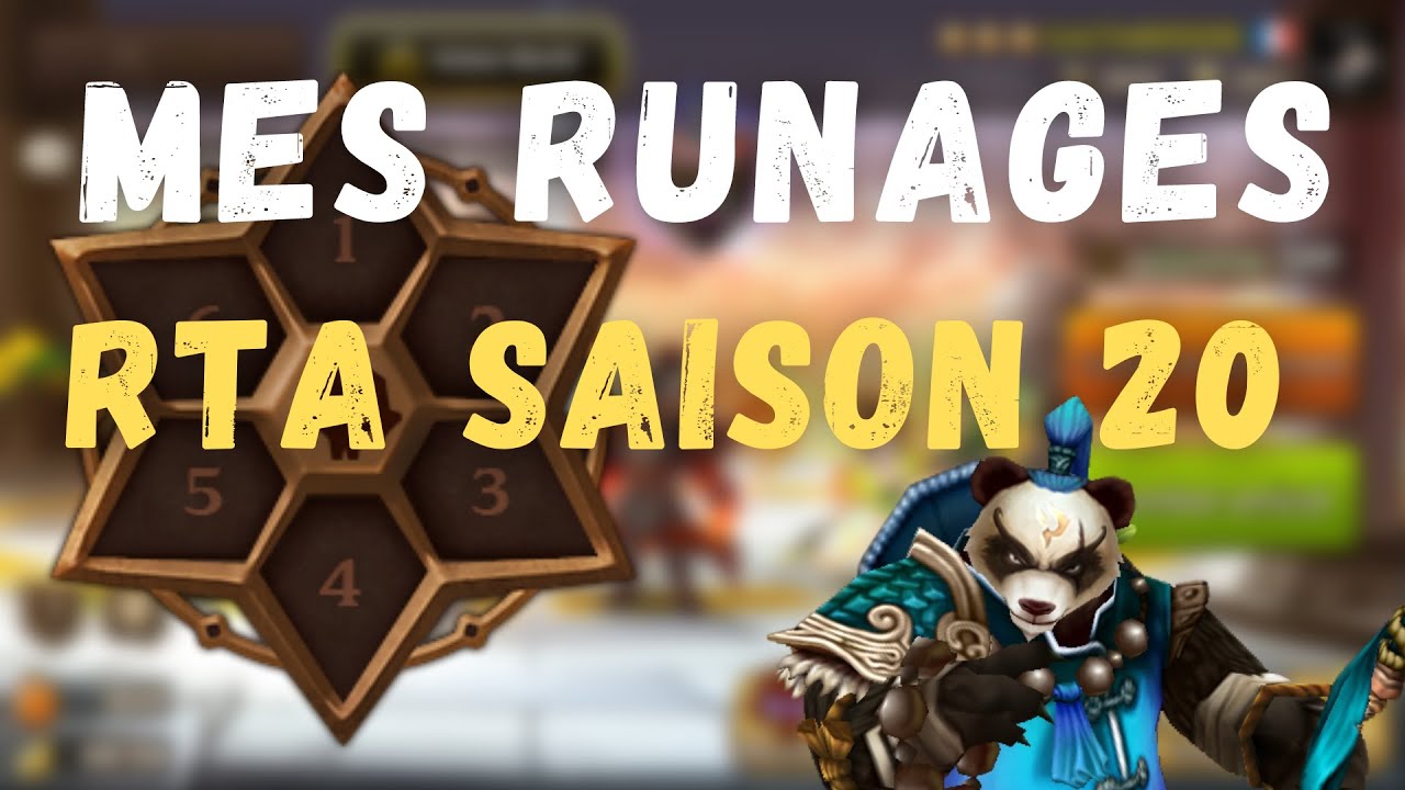 Mes runages pour la saison qualificative aux SWC !