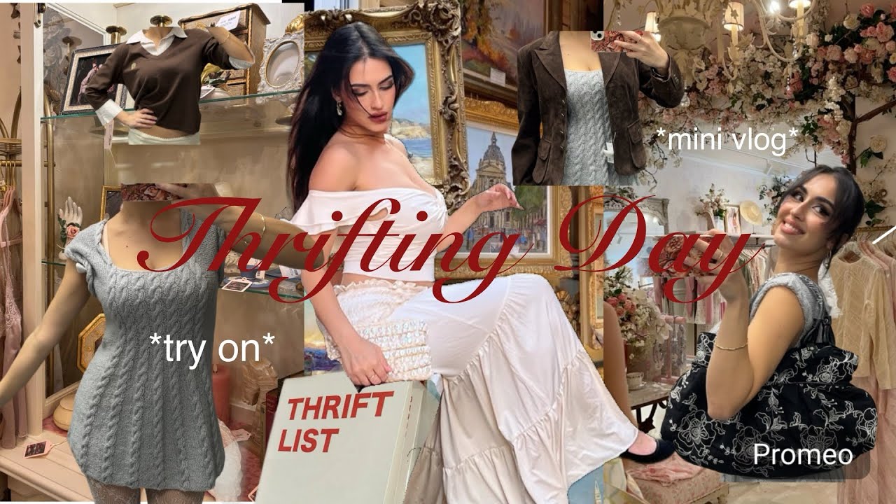 Thrift With Me in Turku, Finland 💕 | Vintage Finds, Try-On Haul & Chill Vlog