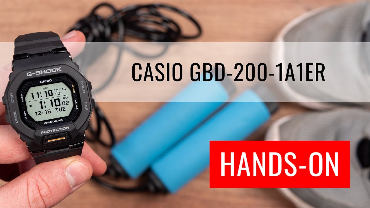 HANDS-ON: Casio G-Shock G-Squad GBD-200-1A1ER