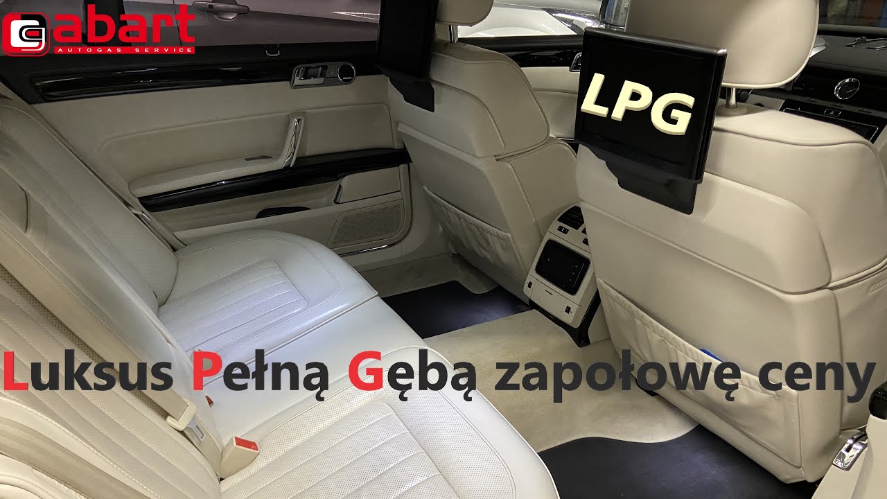 Flagowa limuzyna Volkswagen Phaeton 4.2 V8 2014 po montażu instalacji gazowej Prins w Abart Wrocław